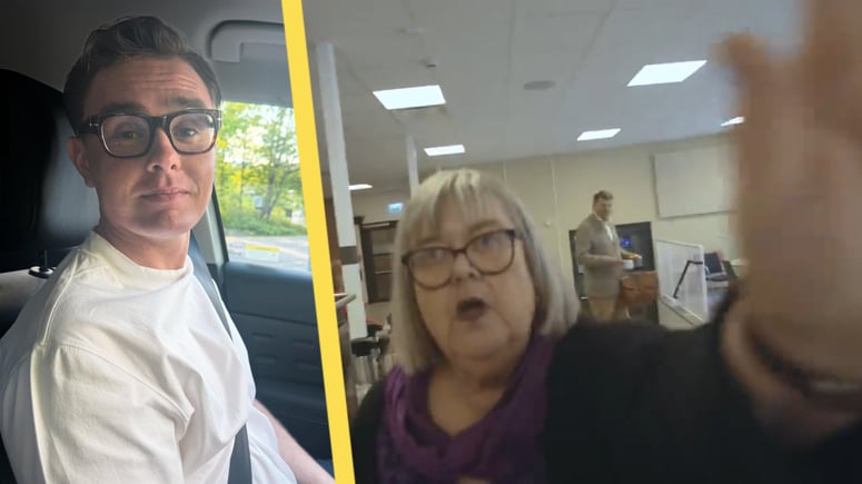 Artikelbild för artikeln: Christian Peterson polisanmäld efter konfrontation med V-politiker