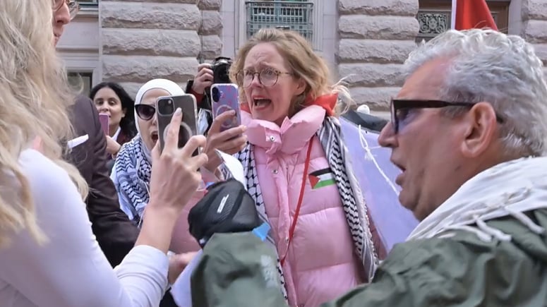 Artikelbild för artikeln: Efter attacken på Stegrud: Polisen stoppar Palestinaaktivisterna