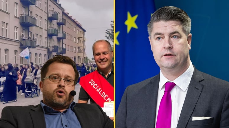 Artikelbild för artikeln: Morgan Johanssons (S) forskarbror skönmålar massinvandringen - SD svarar