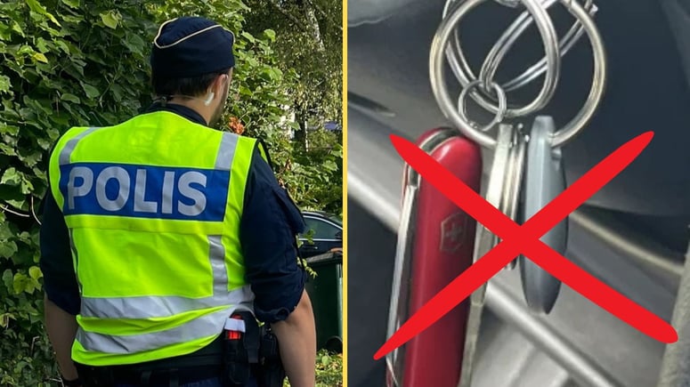 Artikelbild för artikeln: 50-åring åtalas för knivbrott - hade fällkniv på bilnyckeln