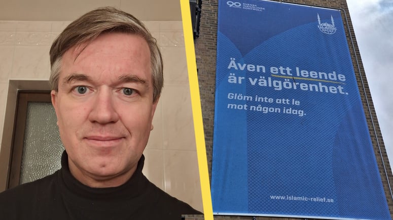 Artikelbild för artikeln: Kommunal Islamic relief-reklam i Malmö väcker uppmärksamhet