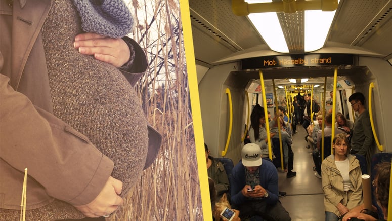 Artikelbild för artikeln: Nu ska fler resa sig upp för gravida i kollektivtrafiken