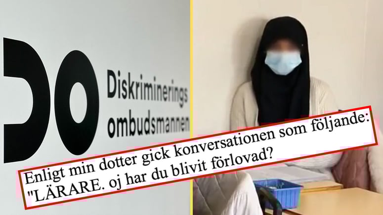 Artikelbild för artikeln: DO kräver 20 000 kronor efter lärare frågade slöjelev om hon förlovat sig