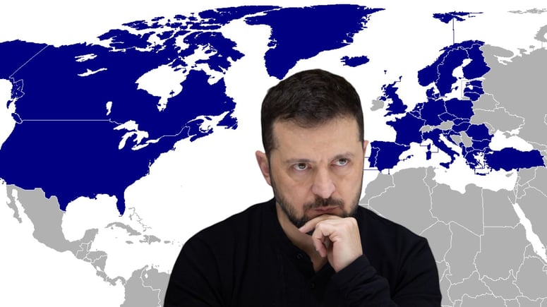 Artikelbild för artikeln: Zelenskyj: Nato-länderna bör satsa 0,25% av BNP på Ukrainas vapenindustri