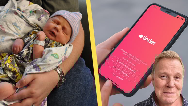 Artikelbild för artikeln: Inte dejtingapparnas fel att det föds för få barn i Sverige