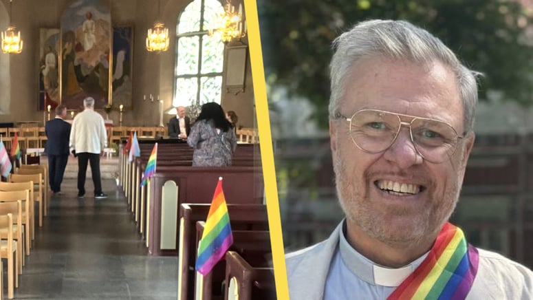 Artikelbild för artikeln: "Pride har blivit Sveriges nya Gud" - skolavslutning med Prideflaggor och kondomer till barnen