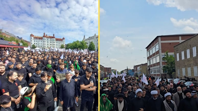 Artikelbild för artikeln: Tusentals muslimer tog över Malmös gator