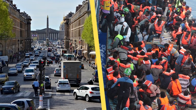 Artikelbild för artikeln: Hundratusentals afrikaner väntar på transport över Medelhavet