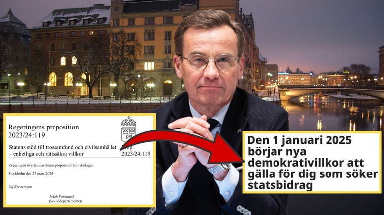 Artikelbild för artikeln: Regeringens “demokrativillkor” växer – kontrollverktyg för att tysta oliktänkande