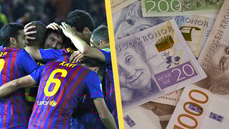 Artikelbild för artikeln: Svenska skattebetalare betalar dyrt sponsoravtal för fotbollsklubb