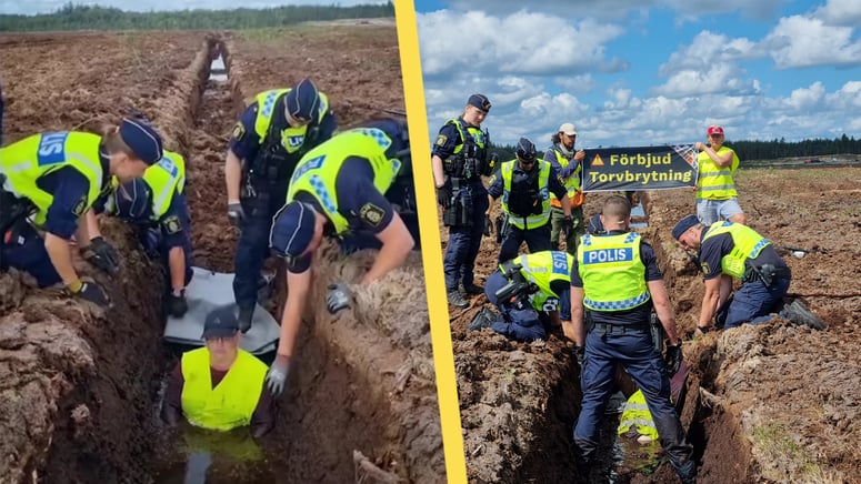 Artikelbild för artikeln: Klimatextremister gripna efter flera dagar långt sabotage