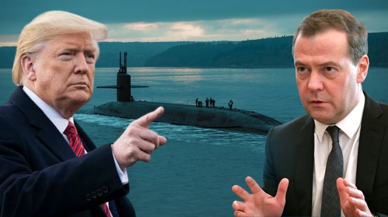 Artikelbild för artikeln: Trump-Medvedev-tjafset eskalerar: Kärnvapenubåtar till Ryssland