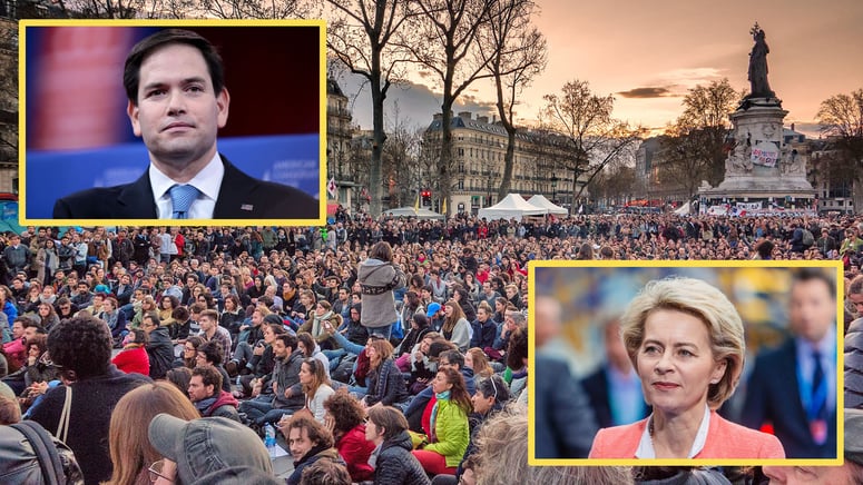Artikelbild för artikeln: Rubio beordrar offensiv mot EU:s "censurlag" DSA