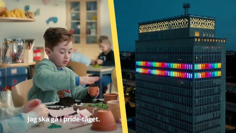 Artikelbild för artikeln: Pensionsbolags pride-reklamfilm väcker kritik