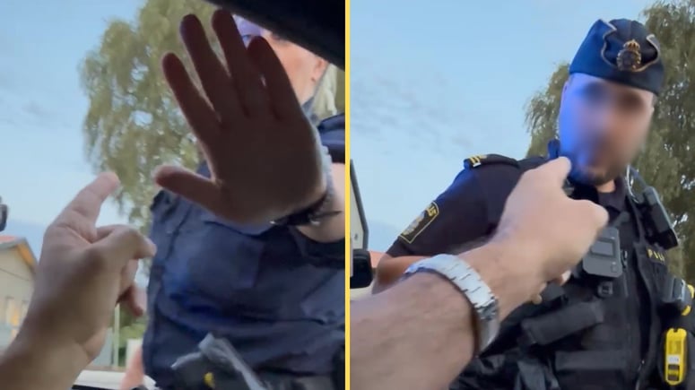 Artikelbild för artikeln: VIDEO: Poliser anklagas för hån mot invandrare som bötfälls