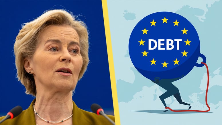 Artikelbild för artikeln: EU kräver makt att låna pengar för alla medlemsländer - till Ukraina och "oförutsägbara kriser"