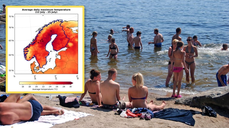 Artikelbild för artikeln: Normal nordisk sommar framställs som klimatkris – alarmistisk rapport ifrågasätts