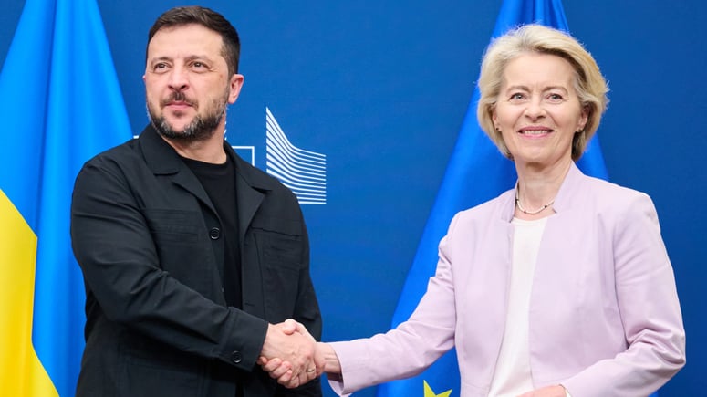 Artikelbild för artikeln: von der Leyen: EU har "ganska exakta planer" för trupp till Ukraina