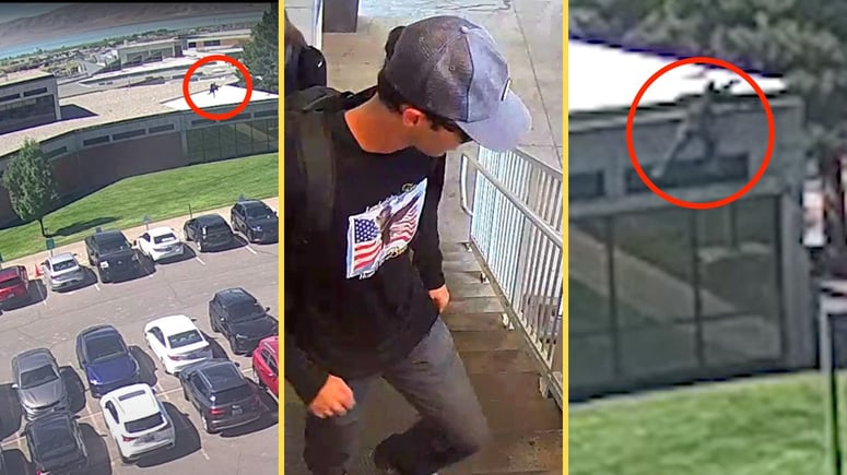 Artikelbild för artikeln: VIDEO: Här flyr Charlie Kirks mördare