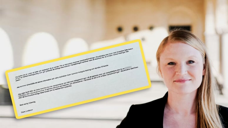 Artikelbild för artikeln: V-borgarråd pressade hyresvärd att fixa hyreskontrakt åt ex-partnern