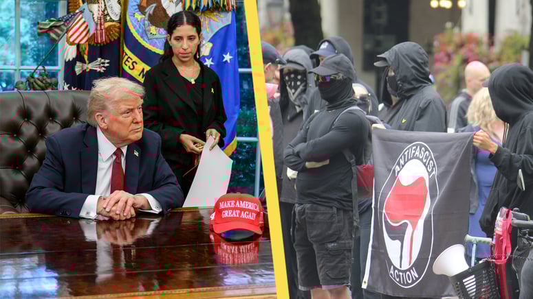Artikelbild för artikeln: Löftet: Ska krossa Antifa