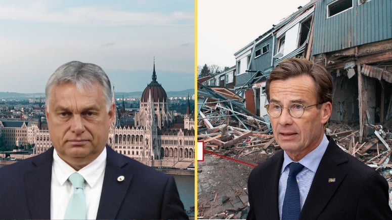 Artikelbild för artikeln: Orbán fortsätter såga svenska politiker: "Noll bombdåd i Ungern"