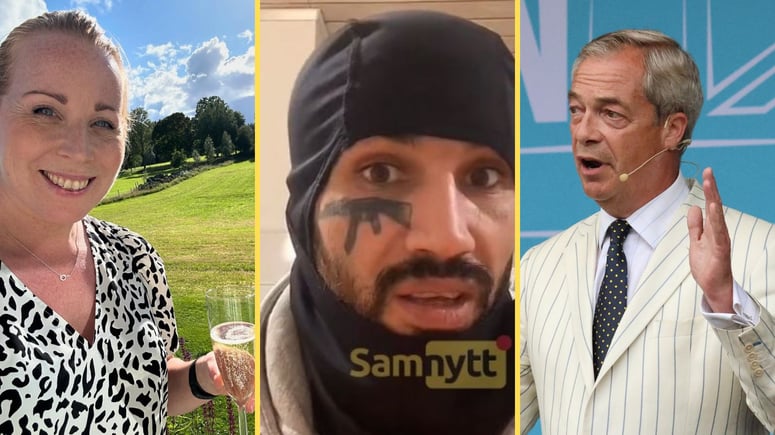 Artikelbild för artikeln: Annie Lööfs afghanske "flyktingbarn" döms för mordhot mot Nigel Farage