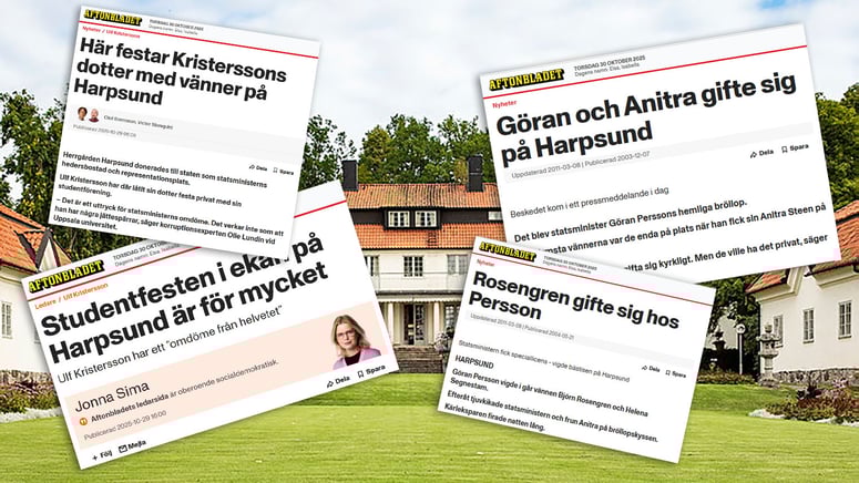 Artikelbild för artikeln: När Harpsund byter partifärg byter Aftonbladet tonläge