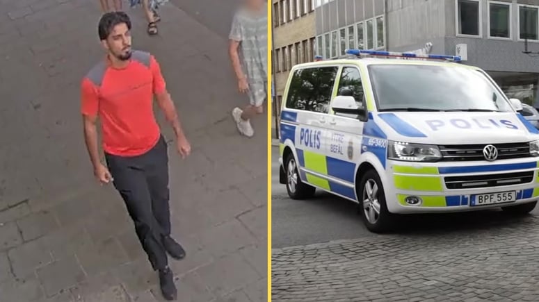 Artikelbild för artikeln: Polisen efterlyser invandrare för oprovocerat våldsdåd