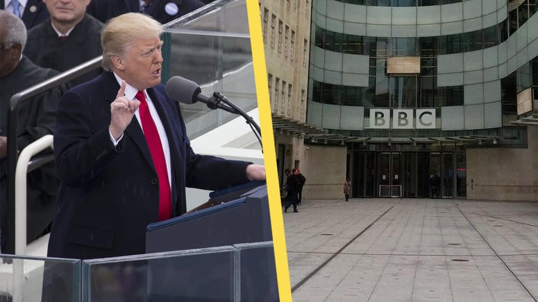 Artikelbild för artikeln: BBC manipulerade tal av Trump