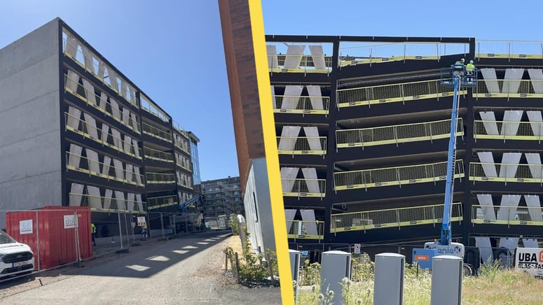 Artikelbild för artikeln: Nytt p-hus pryds med turbinblad - sågas av arkitektgrupp