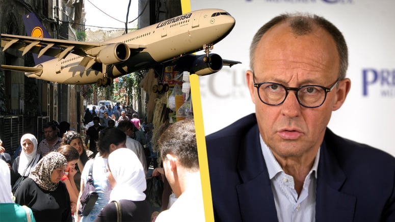 Artikelbild för artikeln: Merz: Dags för syrierna att ÅKA HEM
