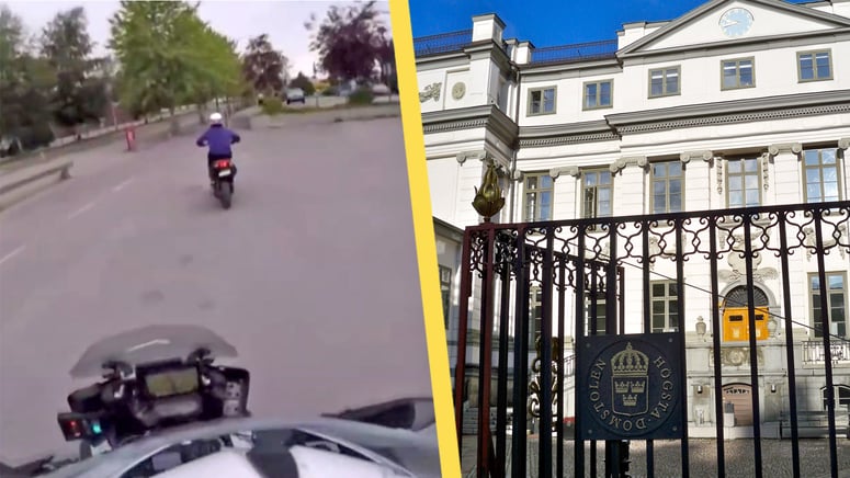 Artikelbild för artikeln: Polisman fälls i HD – olagligt stoppa trimmad moped