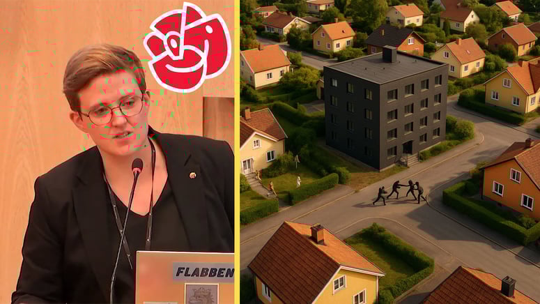 Artikelbild för artikeln: S-politikern till villaägare som inte vill tvångsblandas: "Flytta"