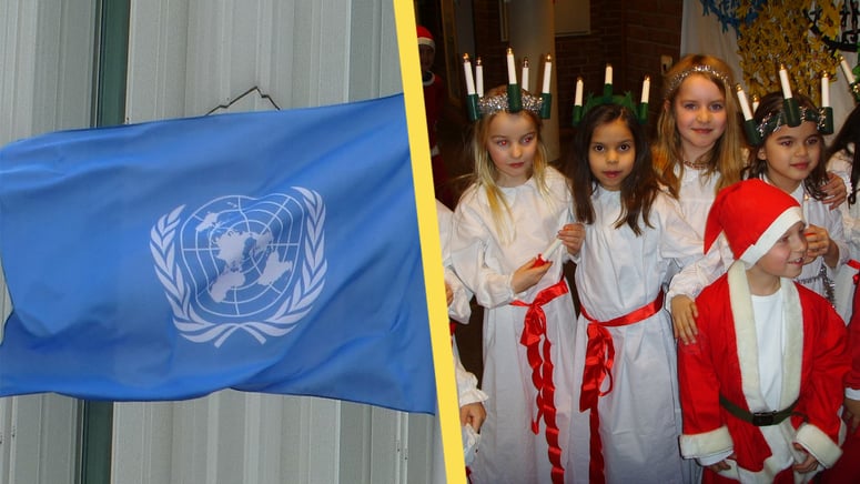 Artikelbild för artikeln: Föräldrar portas från luciatåg - hänvisar till barnkonventionen