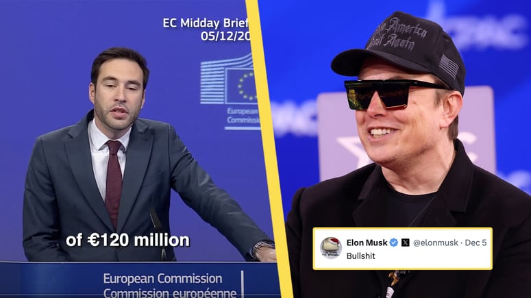 Artikelbild för artikeln: Kritik mot EU när X får böter i miljardklassen