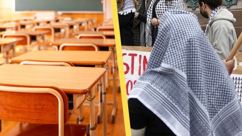 Artikelbild för artikeln: Lärare vägrade ta av palestinasjal och fick mindre arbete - DO: Diskriminering