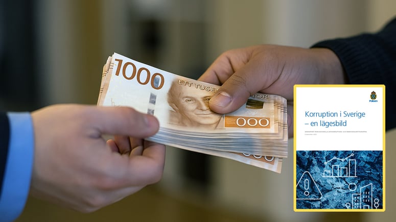 Artikelbild för artikeln: Ny rapport: Korruptionen i Sverige blir mer professionell