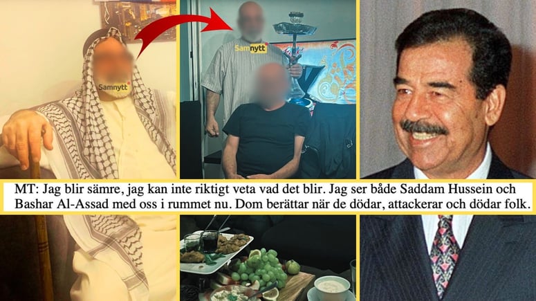 Artikelbild för artikeln: Käpp-arab fejkade handikapp och påstår sig se Saddam i rummen - blåste skattebetalarna på miljoner