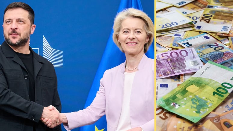 Artikelbild för artikeln: EU-länder överens: Nära 1 000 miljarder kronor till Ukraina