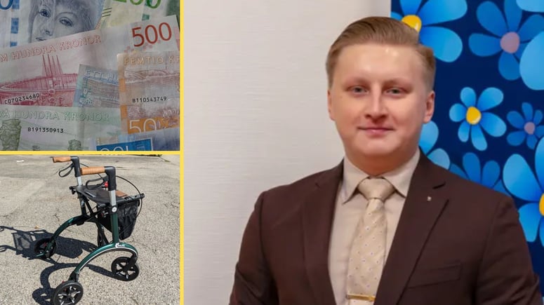 Artikelbild för artikeln: Höjer avgifter för äldre pga dålig ekonomi - höjer samtidigt fallskärmar för sig själva