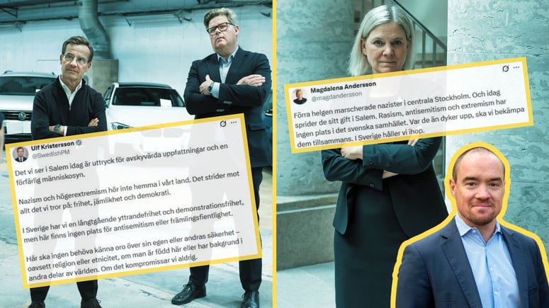 Artikelbild för artikeln: Ekeroth: Peka ut nazister men inte muslimer?