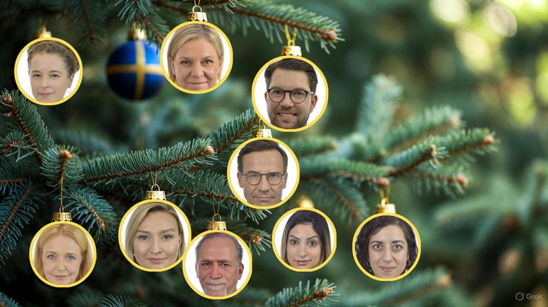 Artikelbild för artikeln: Här är partiledaren flest vill äta julbord hos
