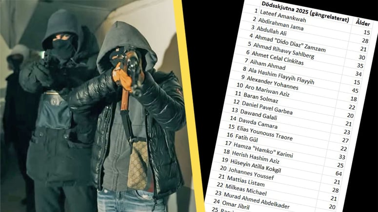 Artikelbild för artikeln: Gängvåldets offer 2025: Samma mönster består