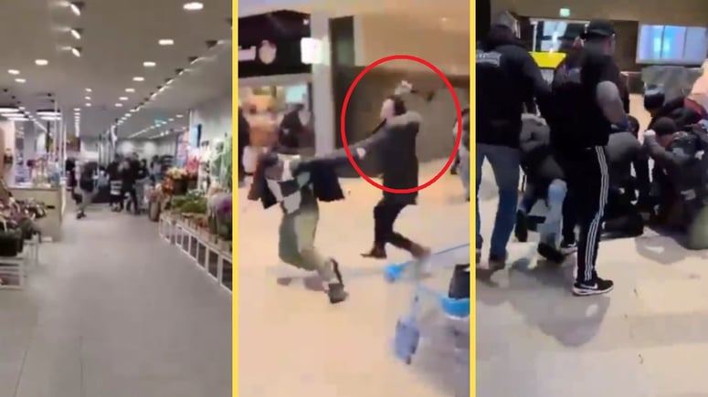 Artikelbild för artikeln: VIDEO: Yxattack i köpcentrum - kaotiska scener