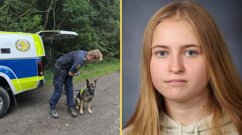 Artikelbild för artikeln: Polisen utreder mord efter Hannas försvinnande - kläder påträffade i friluftsområde