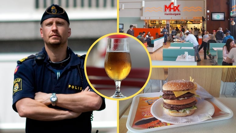 Artikelbild för artikeln: Hamburgerkedja vill sälja öl - polisen inte glad