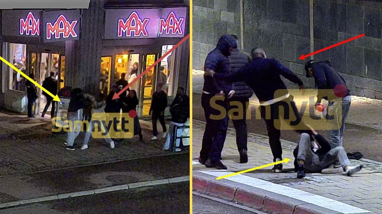 Artikelbild för artikeln: Här stampar gänget Max-besökaren mitt på gatan