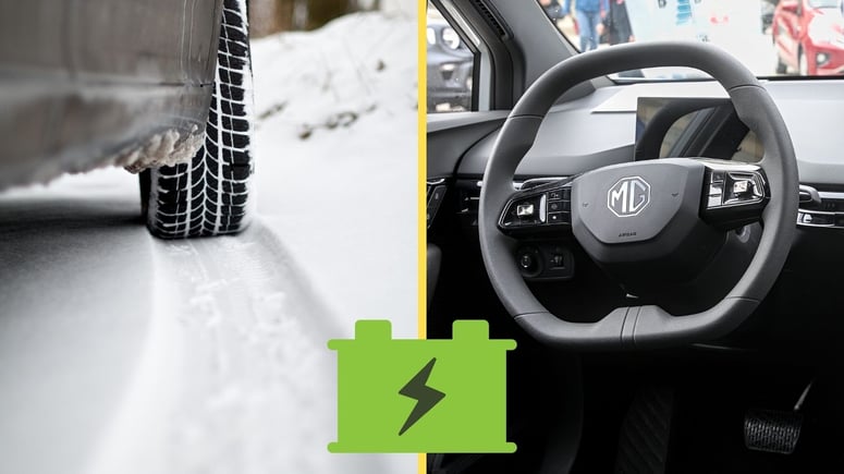 Artikelbild för artikeln: Elbil blir oanvändbar i kyla - kan bara krypa fram