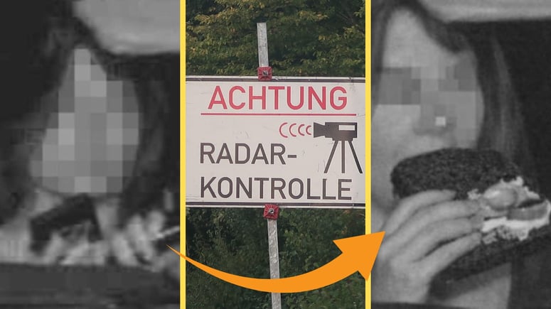 Artikelbild för artikeln: Åt macka under bilfärd - anklagas för brott